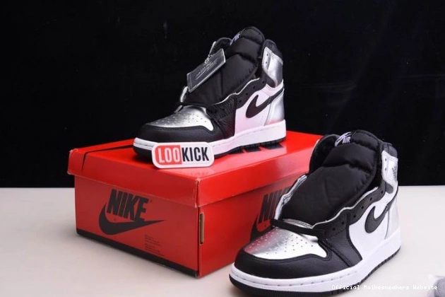 Official Maikesneakers CD0461-001 OG JORDAN WMNS TOE 1 SILVER HIGH AIR 0802